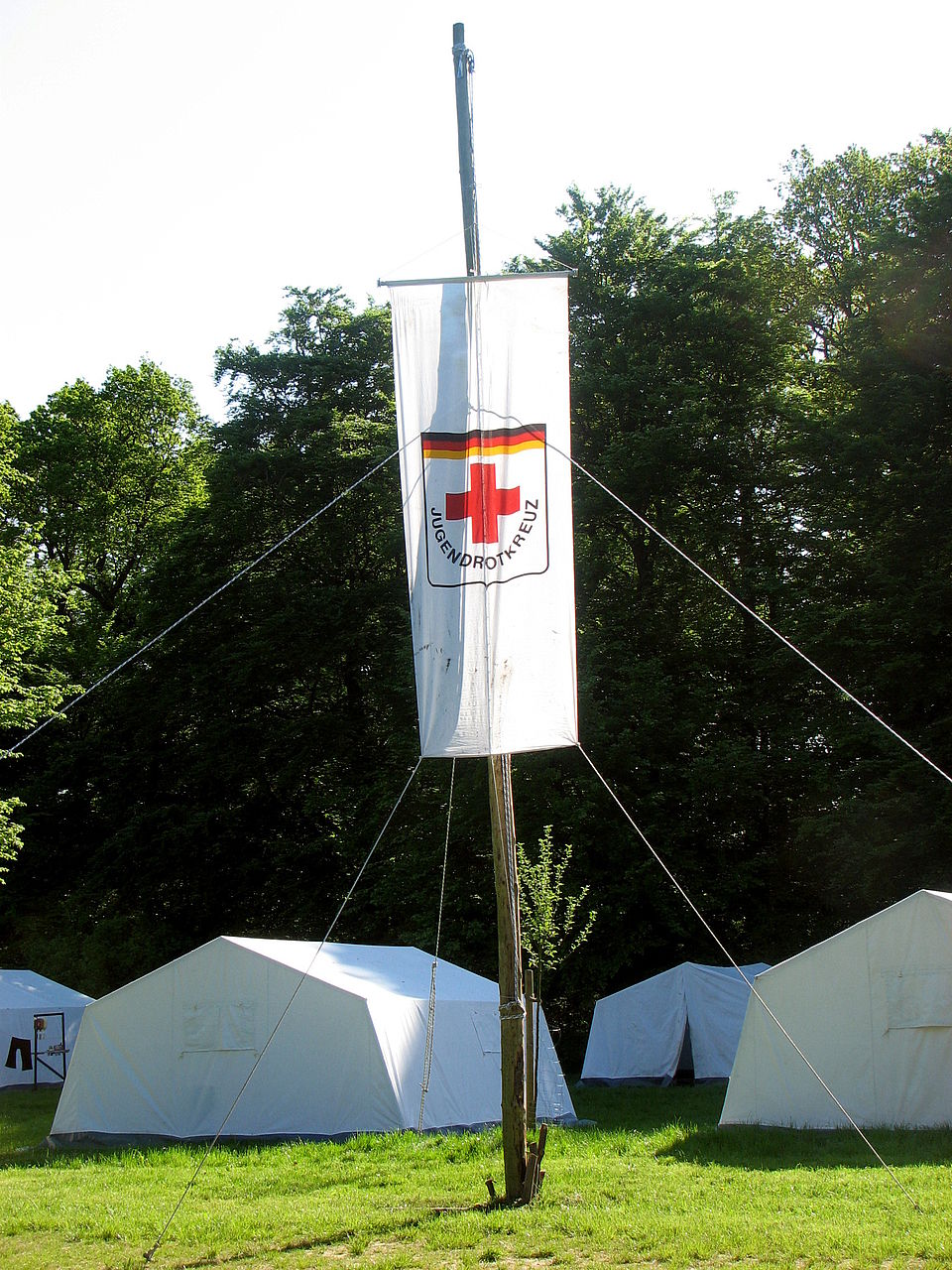 Jugendrotkreuz (JRK) Pfingstzeltlager Fahne