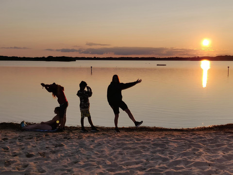 Sonnenuntergang JRK Kanutour 2018